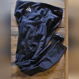 Iron Athletics Black Leggings & Purple Leggings